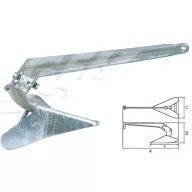 Sidro Anker CQR 16 kg