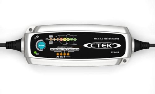 Akkutöltő CTEK MXS 5.0 TEST&CHARGE akkumulátor töltő / karbantartó 12V