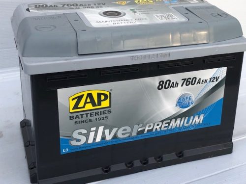 Akkumulátor ZAP Silver Premium 80 Ah