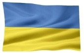 Lobogó ukrán 45 x 30 cm