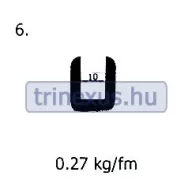 Gumeni profil EPDM model 6 SOL