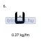 Gumeni profil EPDM model 6 SOL