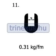Gumeni profil EPDM model 11 SOL