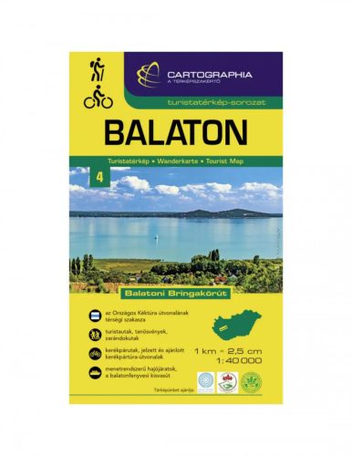Könyv, Balaton túristatérkép 40