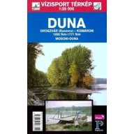 Knjiga, turistička karta Dunav Bratislava-Komárom