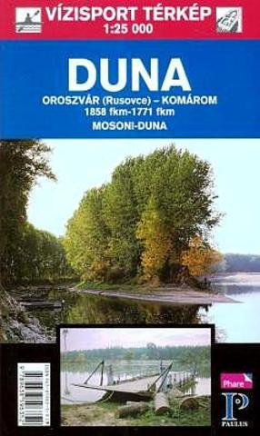 Könyv, Duna Pozsony-Komárom turistatérkép