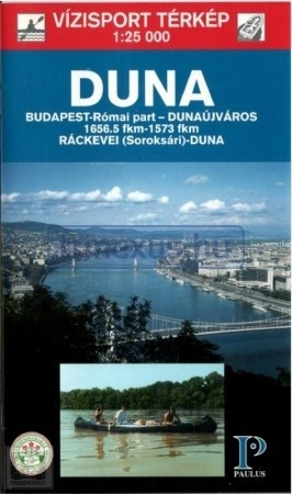 Könyv, Duna Budapest-Dunaújváros turistatérkép