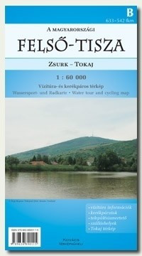 Könyv, Térkép Felső-Tisza Zsurk-Tokaj