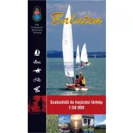 Knjiga, karta za slobodno vrijeme i navigaciju Balaton
