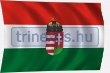 Lobogó magyar címeres 135 x 90 cm