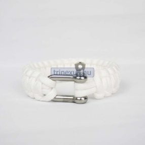 Pleteni narukvica s bijelim šeklom