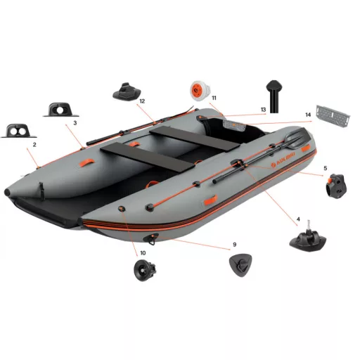 Gumeni čamac KOLIBRI Katamaran KM-340
