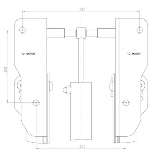 STRONGER hidraulična dizalica motora Jack Plate HL 2000 STR