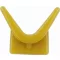 Prikolica - prednji branik nosača Y-ograda žuti 70x73x89 mm