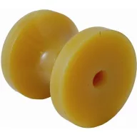 Žuta potpornja kotača za prikolicu 3'x3'