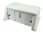 Gumicsónak ülés tárolóval fehér 60-80 cm GFN