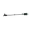 Okrogli crni potplat promjera 60 cm s baterijom n,-zastava
