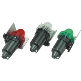   Körfény ledes, fehér és oldalfény zöld-piros elemes szett EVA