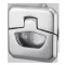 Retesz mini inox EVA