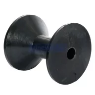Crna kvadratna potpornja za prikolicu 110x100 mm
