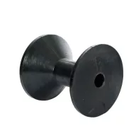   Potporni kotačić za prikolicu, bijeli, kvadratni, 110 x 100 mm,