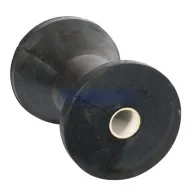 Kvadratni nosač kotača za prikolicu crni 115x75 mm