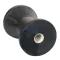 Kvadratni nosač kotača za prikolicu crni 115x75 mm