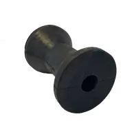 Crna kvadratna potpornja za prikolicu 115x85 mm