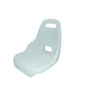 Sjedalo bez postolja, bijela plastika