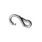 Karabiner s asimetričnim otvorom, nehrđajući čelik 12 mm