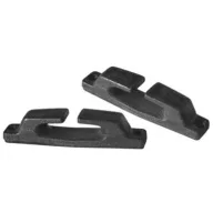 Stezaljka za kabelski vodič od crne plastike 160 mm