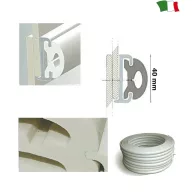 Gumeni profil pakiran 40 mm u boji bijelo