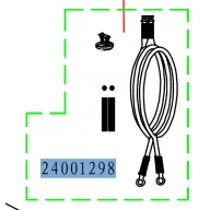 Haswing Protruar 1,2 kabel za bateriju HSW