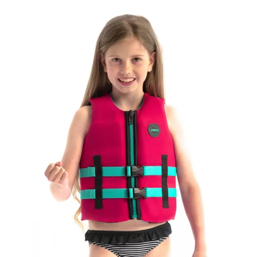 Prsluk za spašavanje Jobe dječji neoprenski prsluk Hot Pink