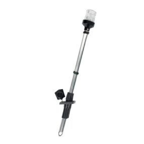 Körfény fehér alu ECO 54 cm, lobogós, fekete EVA