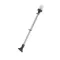 Bijeli krug s crnim potplatom od 62 cm, držač zastave