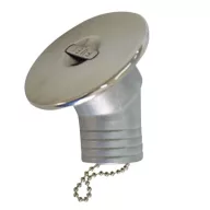 Cijev za punjenje vode s plastičnim poklopcem u boji metala