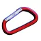 Karabiner obojeni aluminij 60 mm