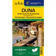   Knjiga, Duna Esztergom-Budapest turistička karta (MAĐARSKA)