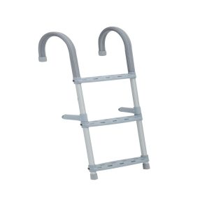 Hajólétra fehér alu-műag 3 fokos EVA