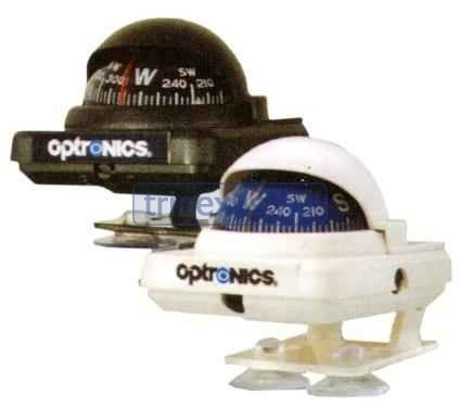 Kompasz mini talppal fehér Optronics 57x63 mm EVA