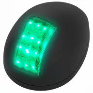 Svjetlo LED zeleno 112,5° vertikalno u crnom kućištu