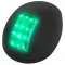 Svjetlo LED zeleno 112,5° vertikalno u crnom kućištu