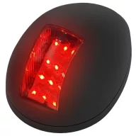 Svjetlo LED crveno 112,5° vertikalno u crnom kućištu