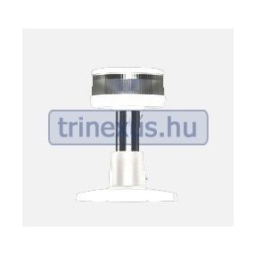 Körfény fehér 6 db leddel, talppal, fehér házban EVA