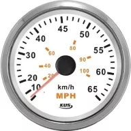 Brzinomjer KUS 35 MPH nehrđajući čelik-bijeli