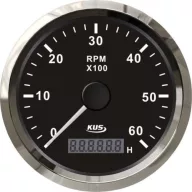  Brojač okretaja i radnih sati KUS 6000 RPM od nehrđajućeg čelika
