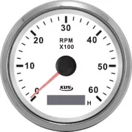  Brojač okretaja i radnih sati KUS 6000 RPM od nehrđajućeg čelika