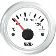 Prikaz temperature vode KUS nehrđajućeg čelika-crni