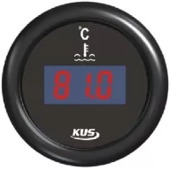   Digitalni mjerač temperature vode KUS od nehrđajućeg čelika-crni
